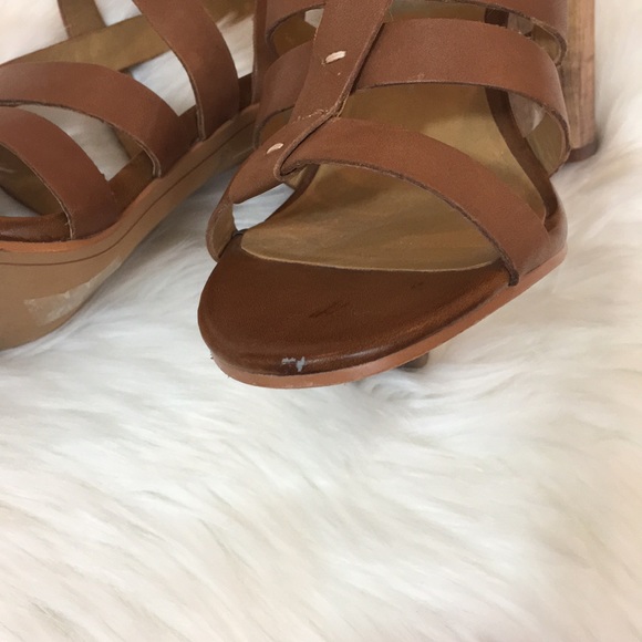 Dolce Vita strappy heeled sandals in brown - Picture 7 of 7
